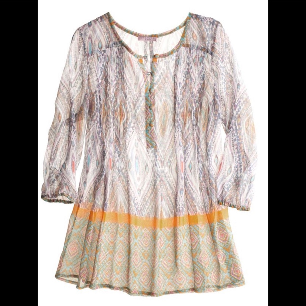 Silk Printed Tunic - CALYPSO ST BARTH